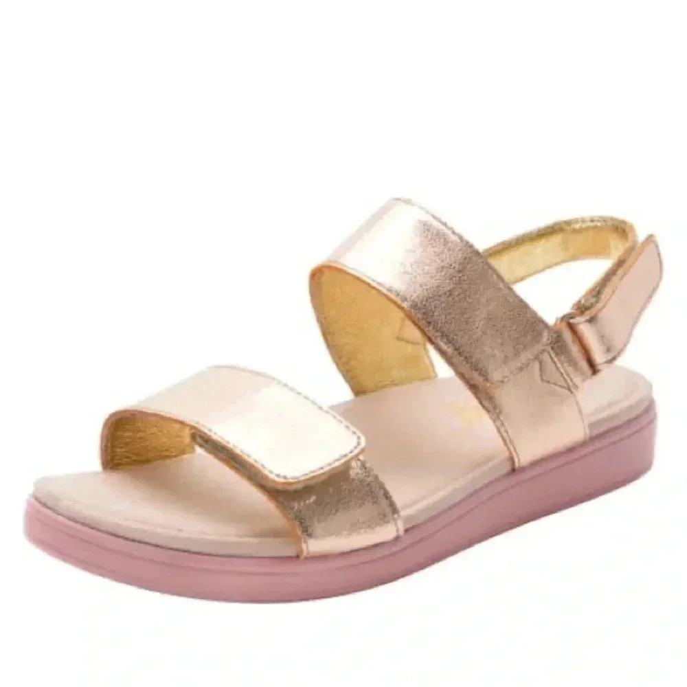 Alegria by PG lite women’s Lunah Rose Gold sandals size 35/ US 5/5.5